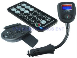 Hands Free Bluetooth FM Transmitter Car Kit  Player
