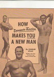 CHARLES ATLAS How Dynamic Tension Makes You A New Man 1956 6 X8