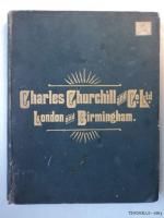   Machinery and Tools Catalog Charles Churchill Co London Antique
