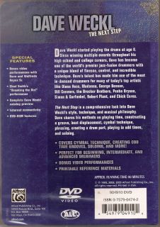 Dave Weckl The Next Step Drum Learn Instruction New DVD