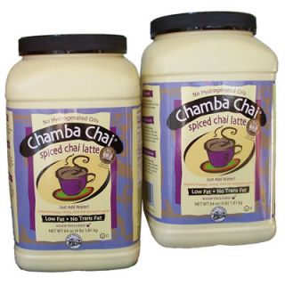   Train Original Chamba Chai Spiced Chai Tea Latte Two (2)   4lbs Cans