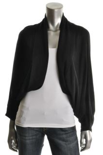Cece New Black Long Sleeve Open Front Cardigan Sweater M L BHFO