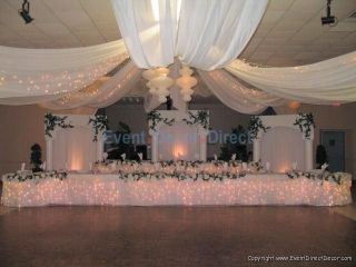 Panel 21ft Ceiling Draping Kit 44 Feet Wide for Weddings and Parties 