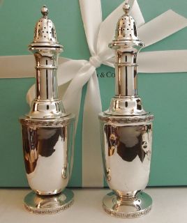 Pre Civil War 1853 Tiffany Co Sterling Silver Shakers by Renown Artist 