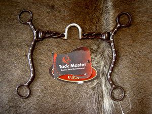   Sweet Iron Dots Horse Correction Bit 5 Mouth Chain Tack Equine