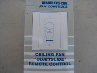 Emerson SW46 4 Speed Ceiling Fan Remote Control