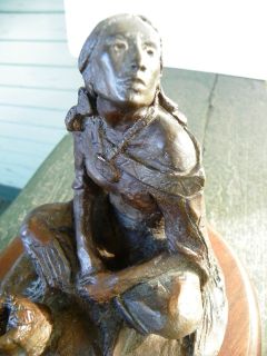 This is a bronze sculpture by Asa Ace Powell (1912 1978) titled 