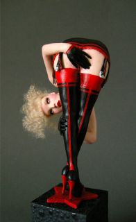 CHEEKY PEEK   PIN UP   A most unusual pose OOAK by Nicole West