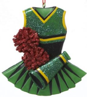   Cheer Leader Outfit Christmas Ornament Cheerleader Decoration
