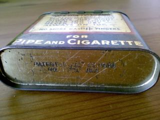 old buckingham half half pocket tobacco tin