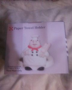Fat Chef Paper Towel Holder