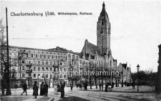 Photo 1915 Charlottenburg Wilhelm Square City Hall