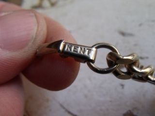 sweet vintage small charm bracelet marked kent