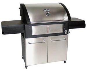 NIB CHARCOAL MASTERBUILT KINGSFORD Large Stainless Steel Console Grill 