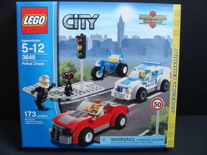 NEW LEGO City POLICE Chase 3648 Special Edition Car Policeman Station 
