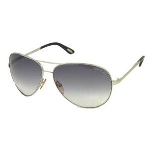 New Authentic Tom Ford TF35 TF0035 Charles 753 Silver