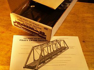 Central Valley 150 Pratt Truss Bridge HO Kit 1902