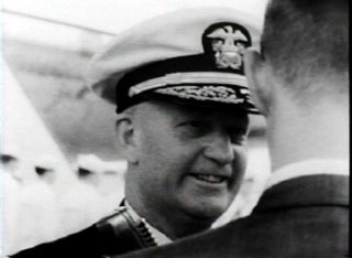 The first segment documents the career of Adm. Nimitz from his early 