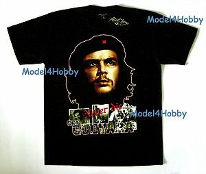 Che Guevara Never Die T Shirt Black Sz M L XL Cuba Argentina Politics 