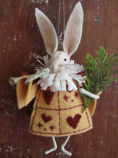 Alice in Wonderland White Rabbit Ornament Kit Pattern