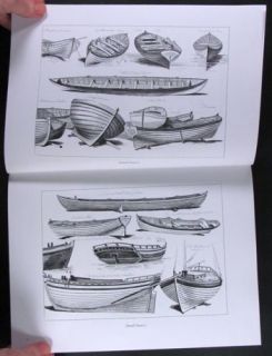 19th Century Sailing Ships Boats in Period Engravings