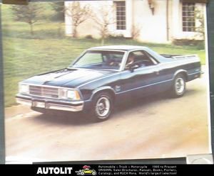 1980 1981 Chevrolet El Camino Royal Knight Poster