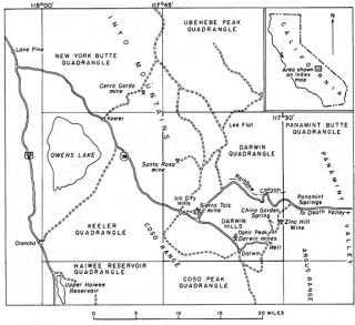 Legendary Darwin Gold Silver Mines RARE Report Inyo County CA 9 Big 