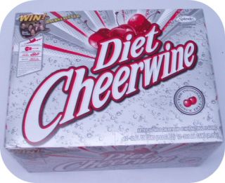 12 pack of DIET CHEERWINE Cans cherry cola soft soda