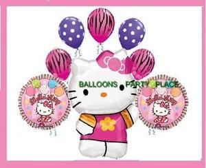 Hello Kitty Zebra Pink Balloons Party Supplies Birthday