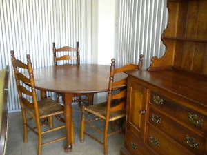 Authentic Stickley Cherry Valley Dining Set Chest