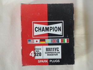 Champion Spark Plug RN11YC 320 Copper Plus ( 4 Plugs )