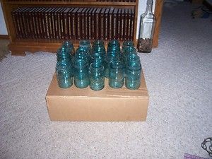 Lot of 20 BLUE BALL PERFECT MASON QUART CANNING JARS great for 