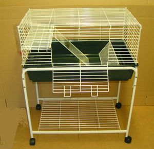 Extra Large Rabbit Chinchilla Guinea Pig Cage 39x21x29 With Stand 2684 