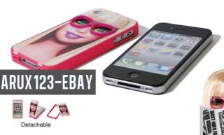 Brand New Barbie Glasses Design Case Detachable Cover Bumper iPhone 4 