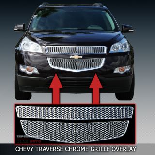 2009 2011 chevy traverse chrome grille overlay factory style factory 