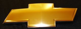   ¼” Chevrolet Chevy Gold Chrome Bowtie Emblem HHR Uplander