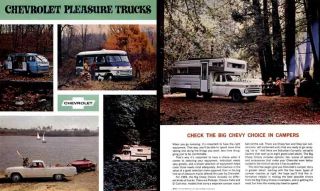 Chevrolet 1965 Pleasure Trucks Check The Big Chevy Choice in Campers 