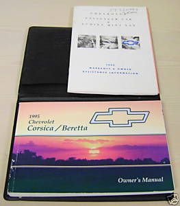 1995 95 Chevrolet Corsica Beretta Owners Manual