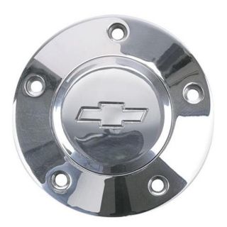   Steering Wheel Chevy Bowtie Polished Billet Horn Button Cover