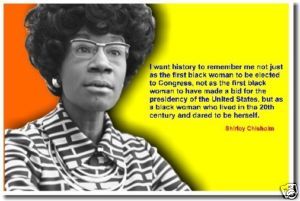 Shirley Chisholm Congresswoman Poster