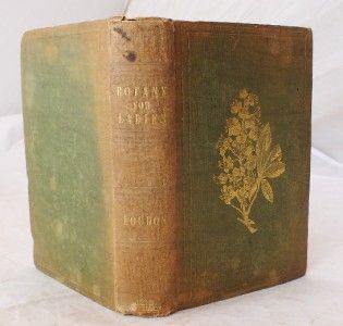 1842 JANE LOUDON, BOTANY for LADIES, NATURAL SYSTEM of PLANTS, 1ST 