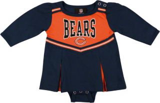 Chicago Bears Newborn Cheerleader Creeper Dress