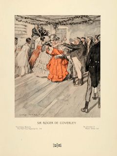   Roger de Coverley English Country Dance Charles Pears Costume
