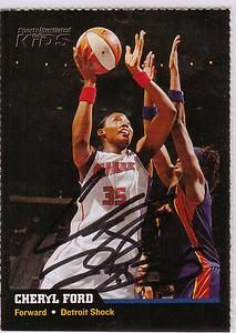 Autographed Cheryl Ford USA Womens Basketball team WNBA card