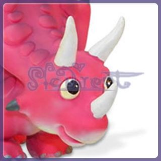   Plastic Triceratops Dinosaur Children Toy Ornament Party Favor Gift