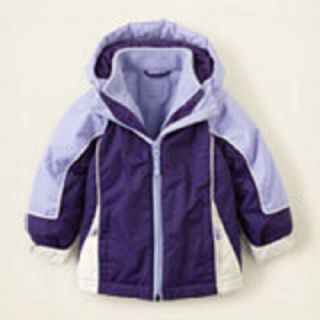 New The Childrens Place Girls 3 in 1 Jacket Coat Size 3T and 4T RV $ 