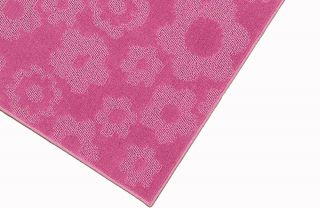 kids girls childrens nursery area rug new carpet pink 5x7 5x8 floral 