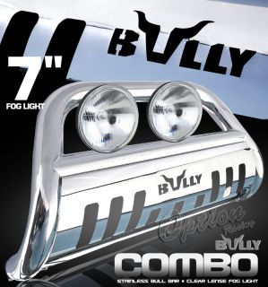 Bully 88 98 Chevy C K 1500 Bull Bar Fog Lights Lamp GMC