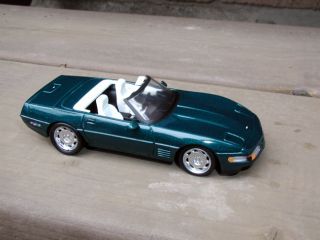   and old 1/43 model of Chevrolet Corvette ZR1 created by DetailCars
