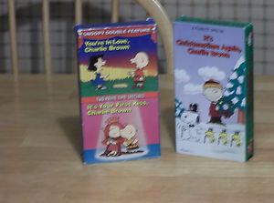 Its Christmastime Again Charlie Brown VHS 1996 Slipsleeve Case Double 